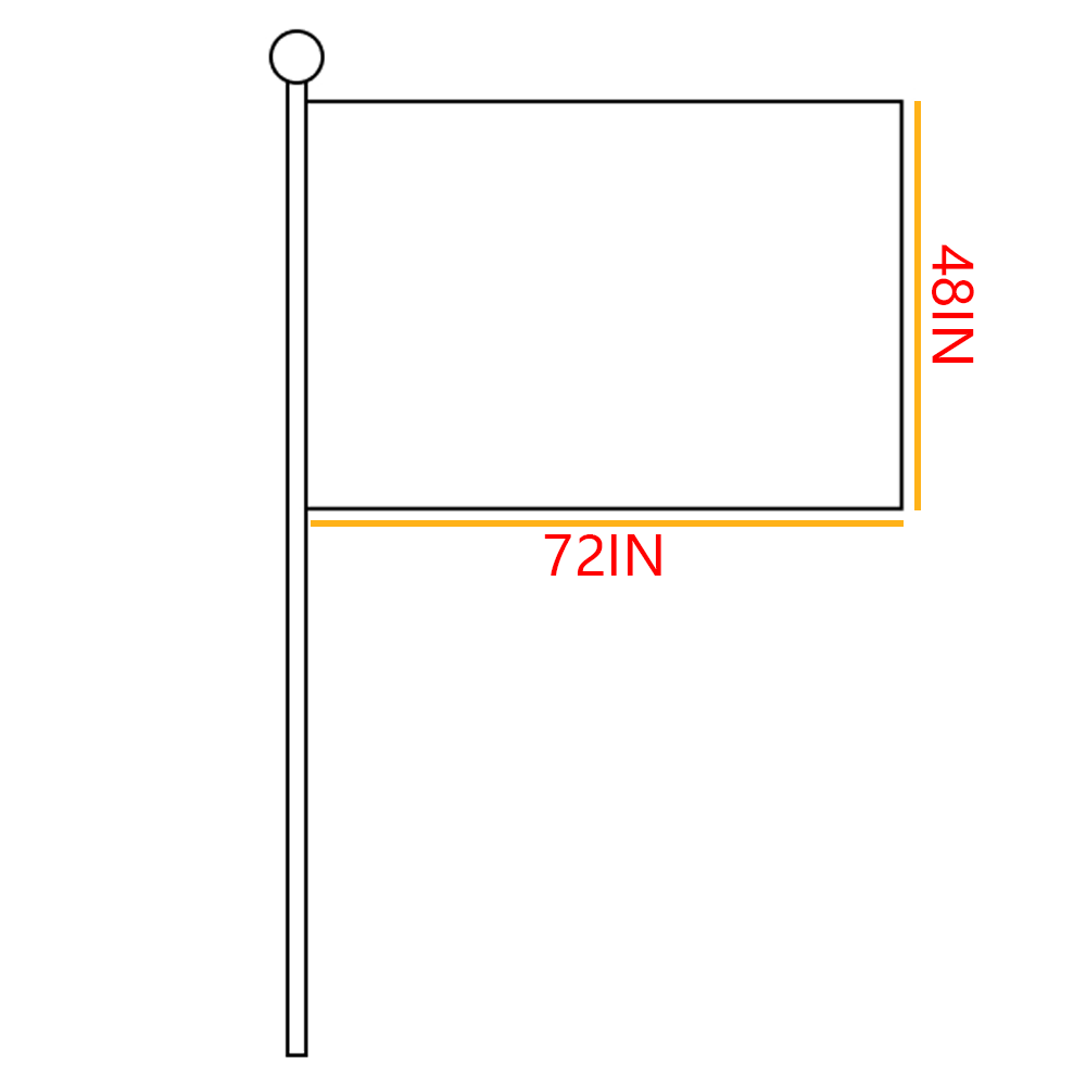 Soviet Union Flag - 6ft x 4ft Double-Sided Premium Quality with Hammer and Sickle